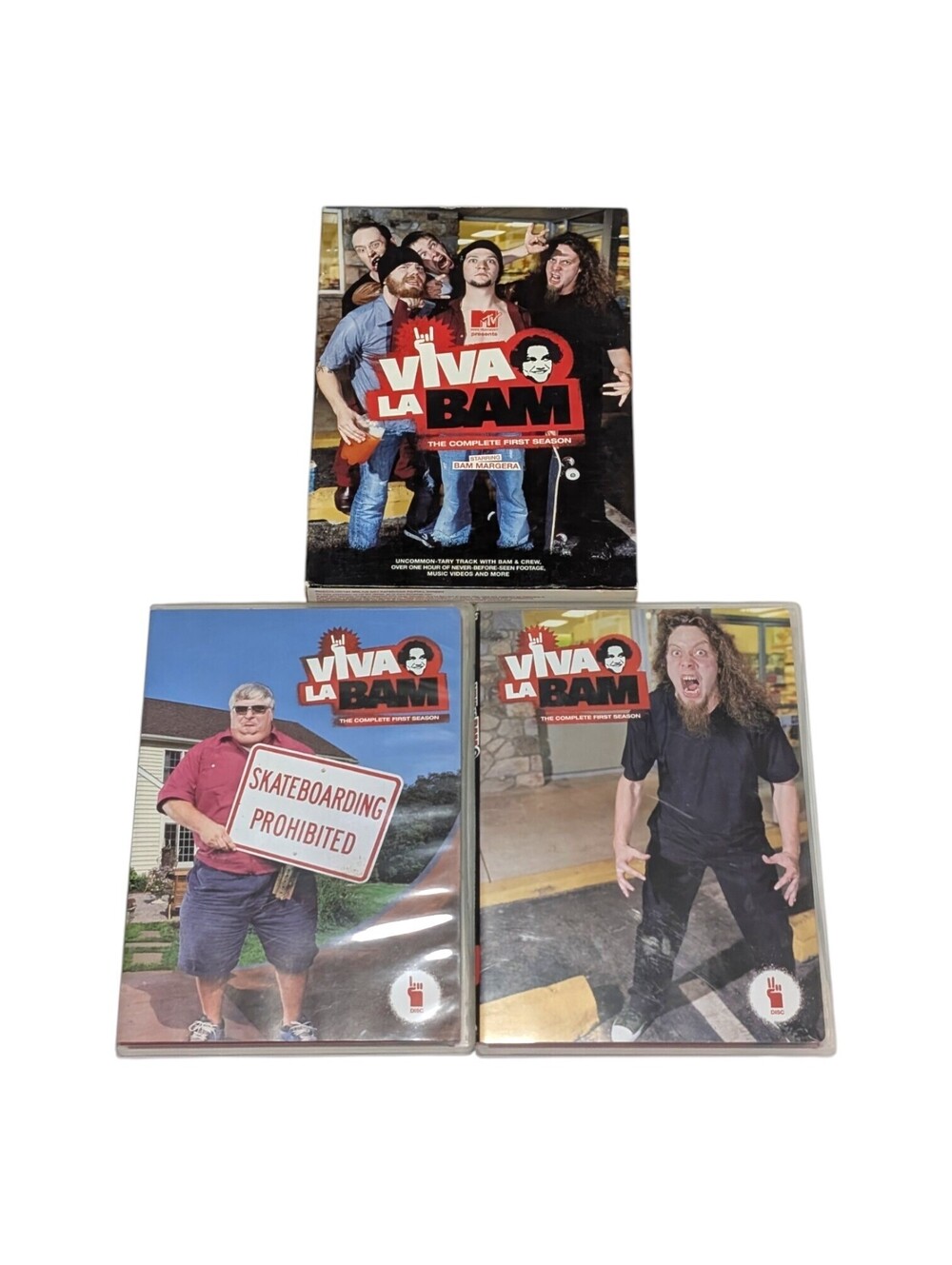 Viva La Bam The Complete First Season (2-Disc DVD Set) 2003 Ban Magera MTV